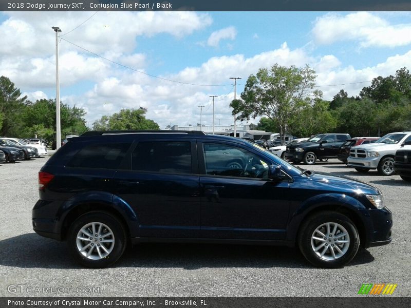 Contusion Blue Pearl / Black 2018 Dodge Journey SXT