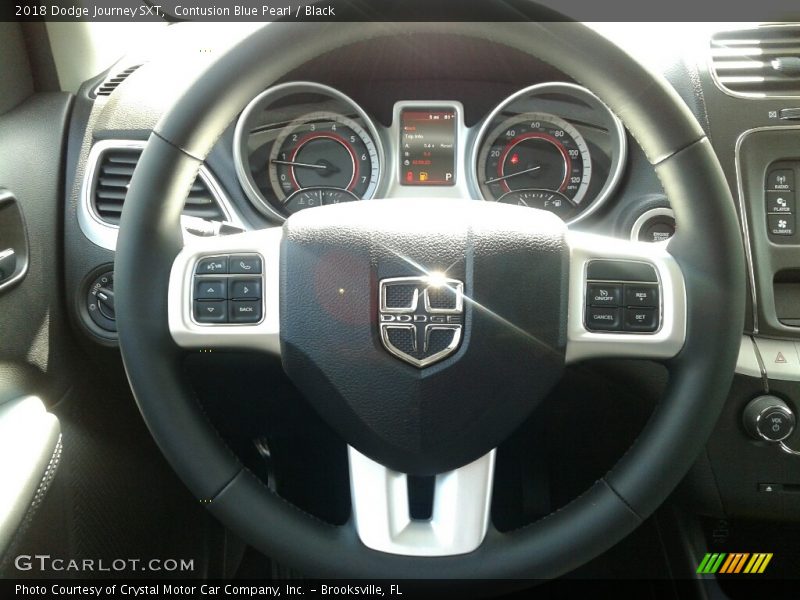 Contusion Blue Pearl / Black 2018 Dodge Journey SXT
