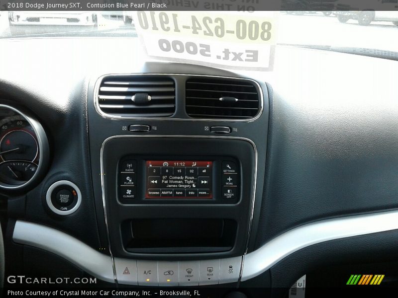 Contusion Blue Pearl / Black 2018 Dodge Journey SXT