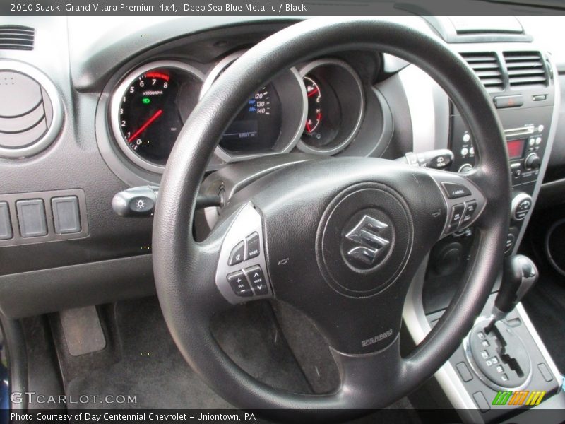 Deep Sea Blue Metallic / Black 2010 Suzuki Grand Vitara Premium 4x4