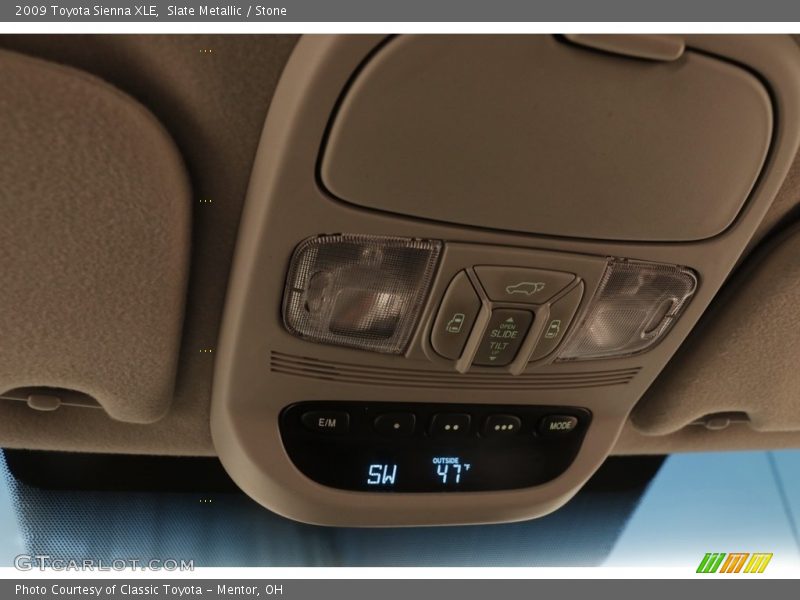 Slate Metallic / Stone 2009 Toyota Sienna XLE