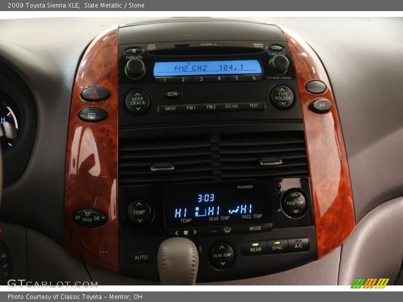 Slate Metallic / Stone 2009 Toyota Sienna XLE