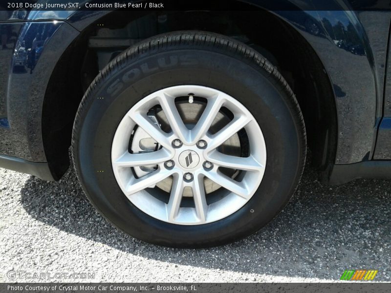 Contusion Blue Pearl / Black 2018 Dodge Journey SXT