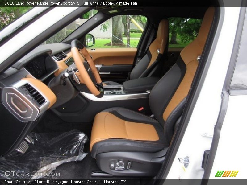  2018 Range Rover Sport SVR Ebony/Vintage Tan Interior