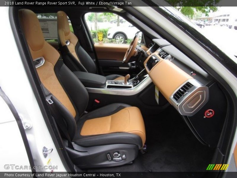 Front Seat of 2018 Range Rover Sport SVR