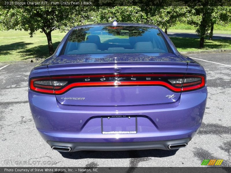 Plum Crazy Pearl / Black 2018 Dodge Charger R/T