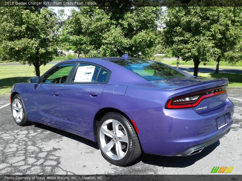 Plum Crazy Pearl / Black 2018 Dodge Charger R/T