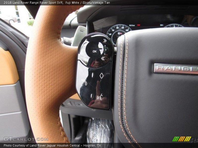 Controls of 2018 Range Rover Sport SVR