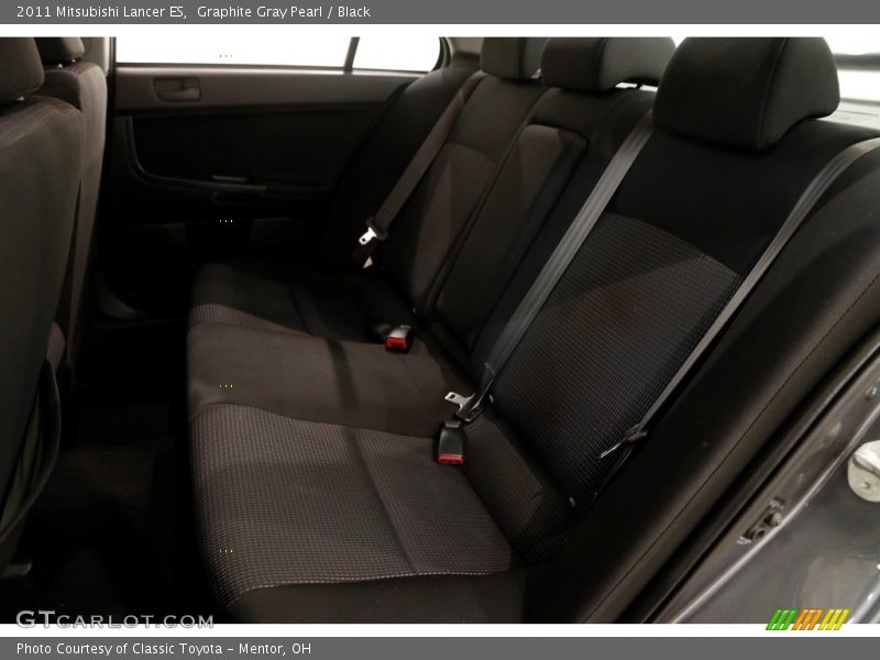 Graphite Gray Pearl / Black 2011 Mitsubishi Lancer ES
