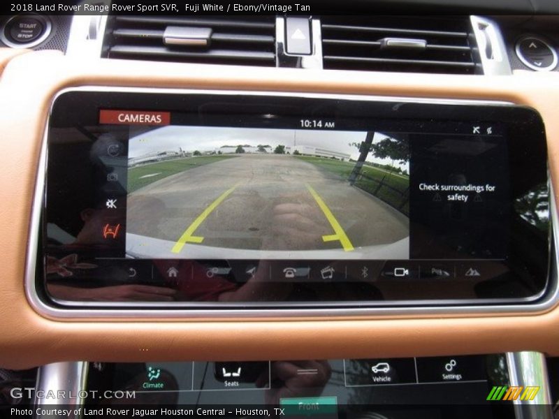 Controls of 2018 Range Rover Sport SVR