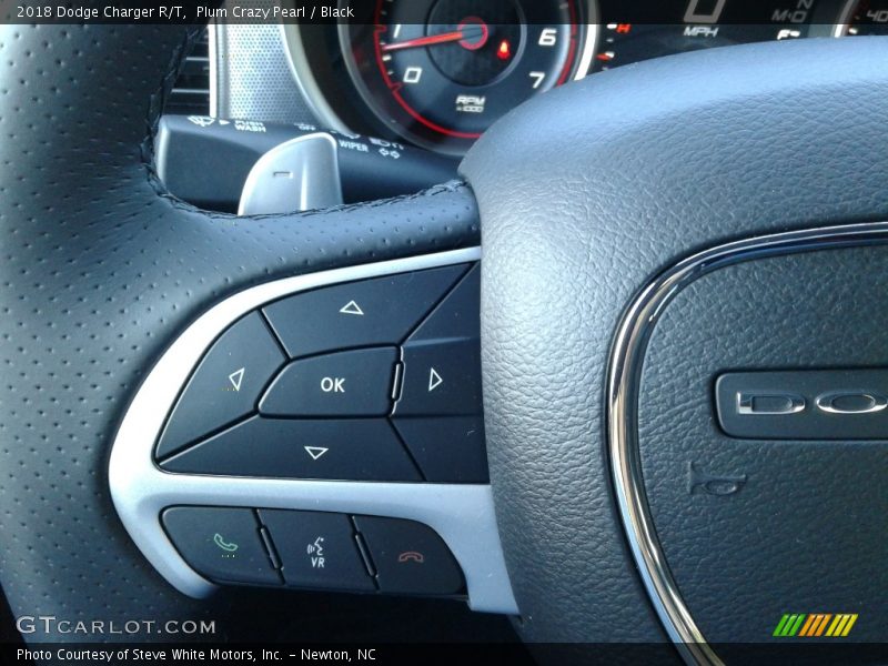 Plum Crazy Pearl / Black 2018 Dodge Charger R/T