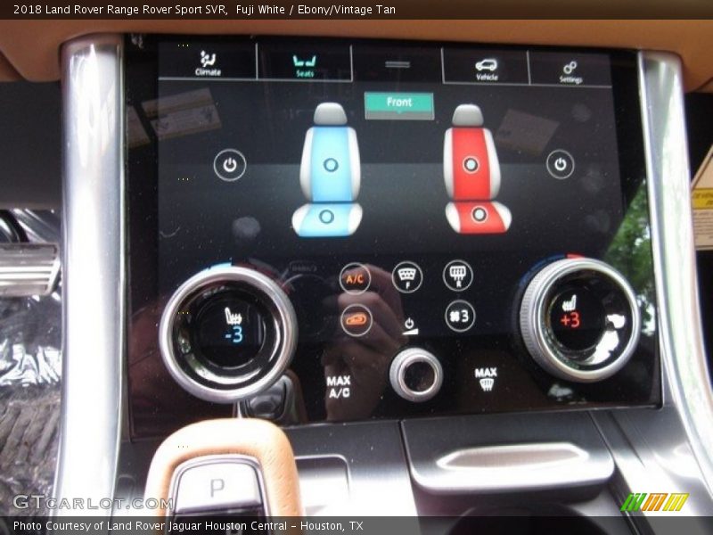 Controls of 2018 Range Rover Sport SVR
