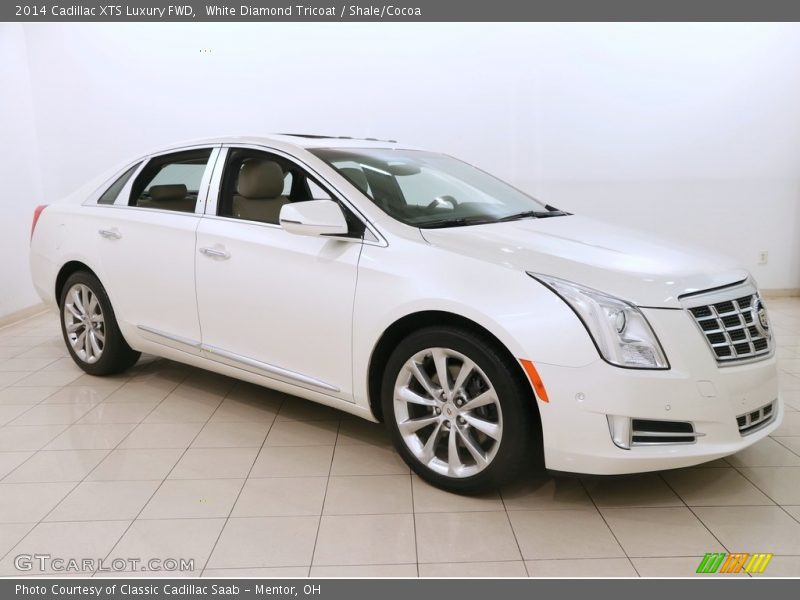 White Diamond Tricoat / Shale/Cocoa 2014 Cadillac XTS Luxury FWD