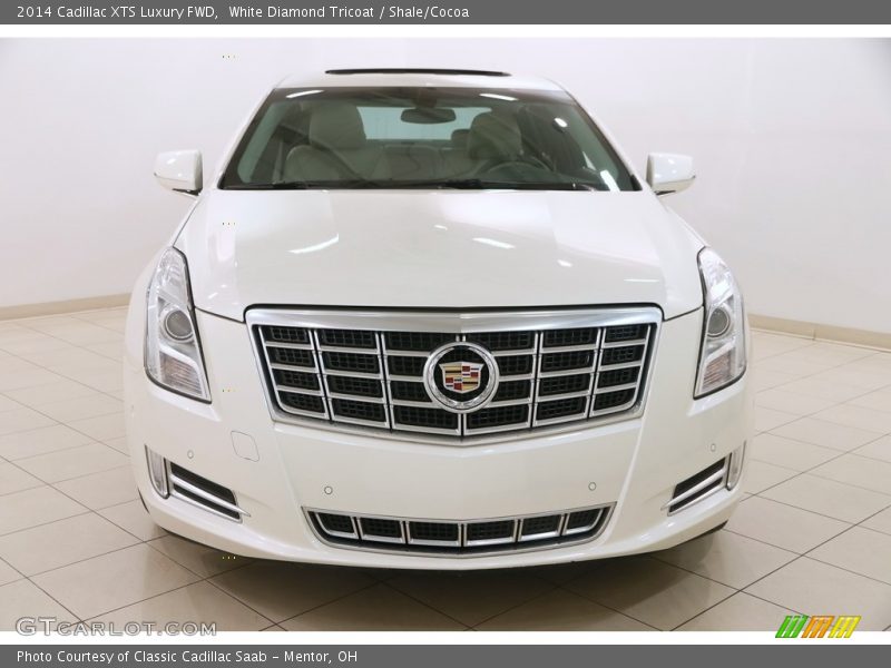 White Diamond Tricoat / Shale/Cocoa 2014 Cadillac XTS Luxury FWD