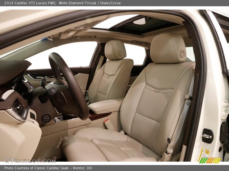 White Diamond Tricoat / Shale/Cocoa 2014 Cadillac XTS Luxury FWD