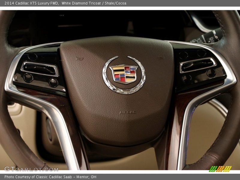White Diamond Tricoat / Shale/Cocoa 2014 Cadillac XTS Luxury FWD
