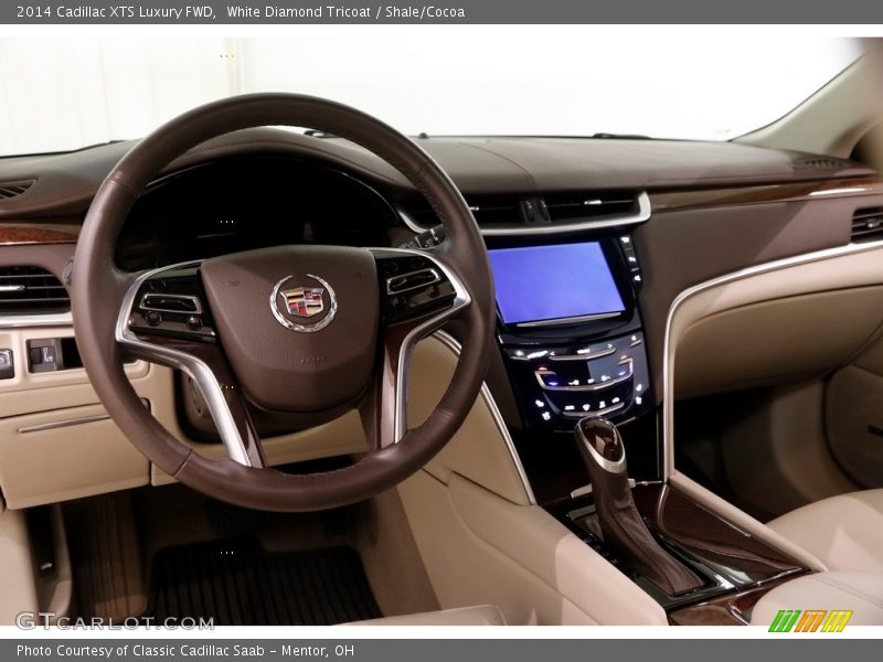 White Diamond Tricoat / Shale/Cocoa 2014 Cadillac XTS Luxury FWD