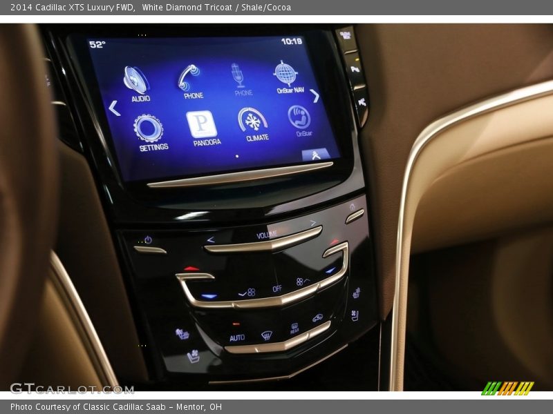 White Diamond Tricoat / Shale/Cocoa 2014 Cadillac XTS Luxury FWD