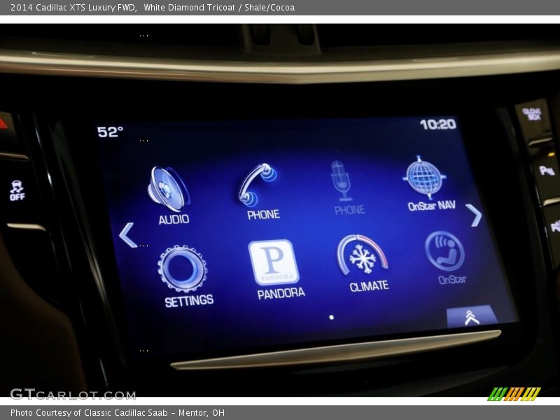 White Diamond Tricoat / Shale/Cocoa 2014 Cadillac XTS Luxury FWD