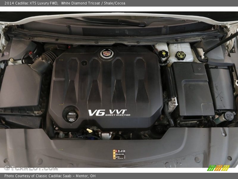 White Diamond Tricoat / Shale/Cocoa 2014 Cadillac XTS Luxury FWD
