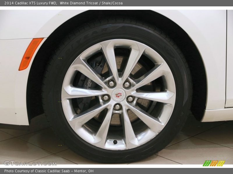 White Diamond Tricoat / Shale/Cocoa 2014 Cadillac XTS Luxury FWD