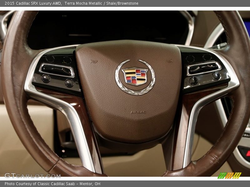Terra Mocha Metallic / Shale/Brownstone 2015 Cadillac SRX Luxury AWD