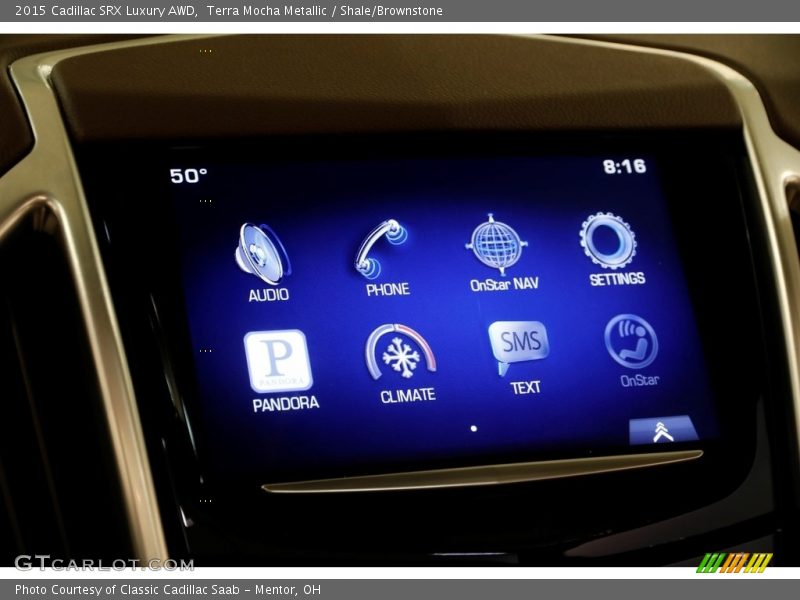 Terra Mocha Metallic / Shale/Brownstone 2015 Cadillac SRX Luxury AWD