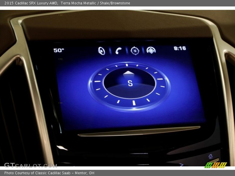 Terra Mocha Metallic / Shale/Brownstone 2015 Cadillac SRX Luxury AWD