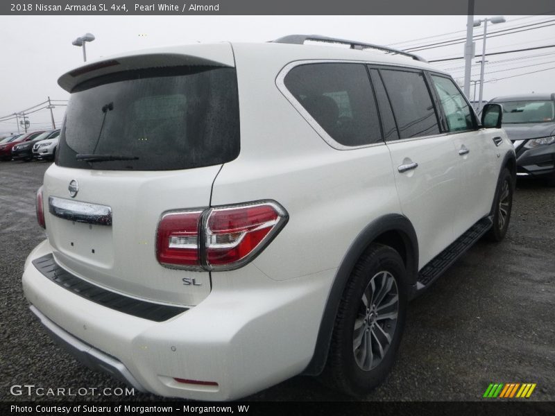 Pearl White / Almond 2018 Nissan Armada SL 4x4