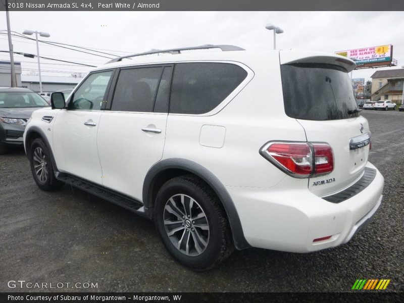 Pearl White / Almond 2018 Nissan Armada SL 4x4