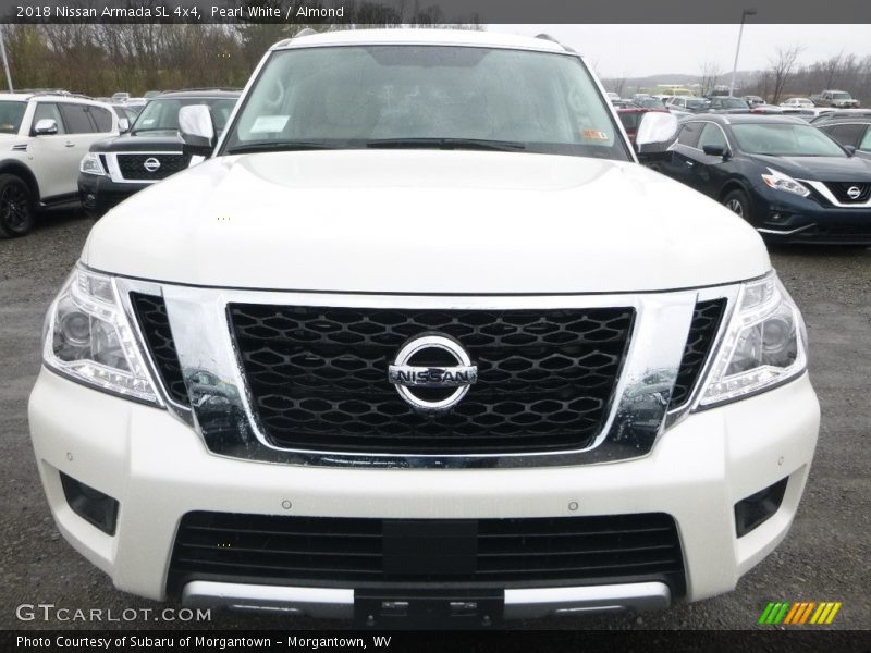 Pearl White / Almond 2018 Nissan Armada SL 4x4