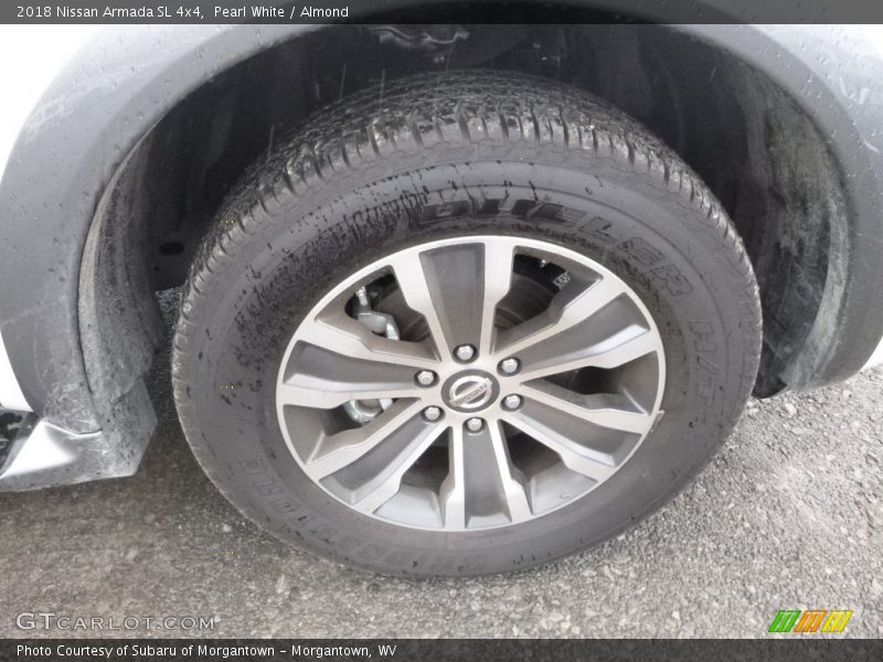 Pearl White / Almond 2018 Nissan Armada SL 4x4