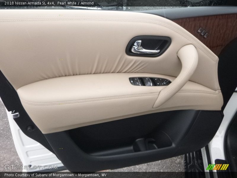 Pearl White / Almond 2018 Nissan Armada SL 4x4