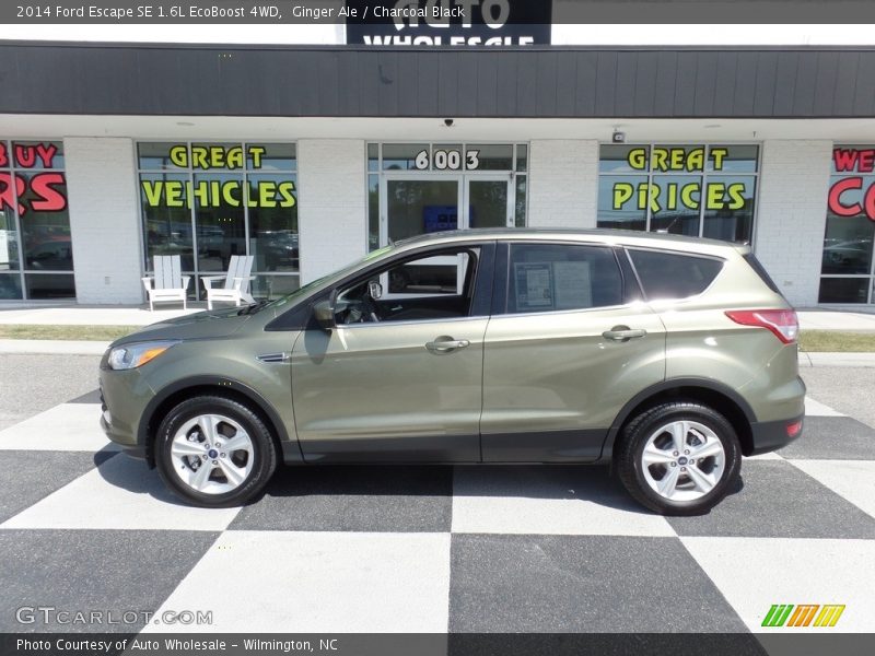 Ginger Ale / Charcoal Black 2014 Ford Escape SE 1.6L EcoBoost 4WD