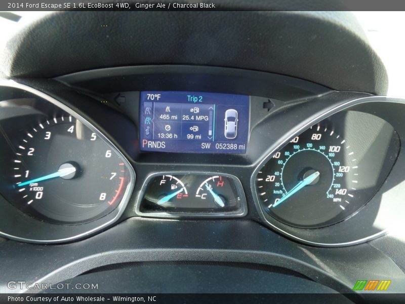 Ginger Ale / Charcoal Black 2014 Ford Escape SE 1.6L EcoBoost 4WD