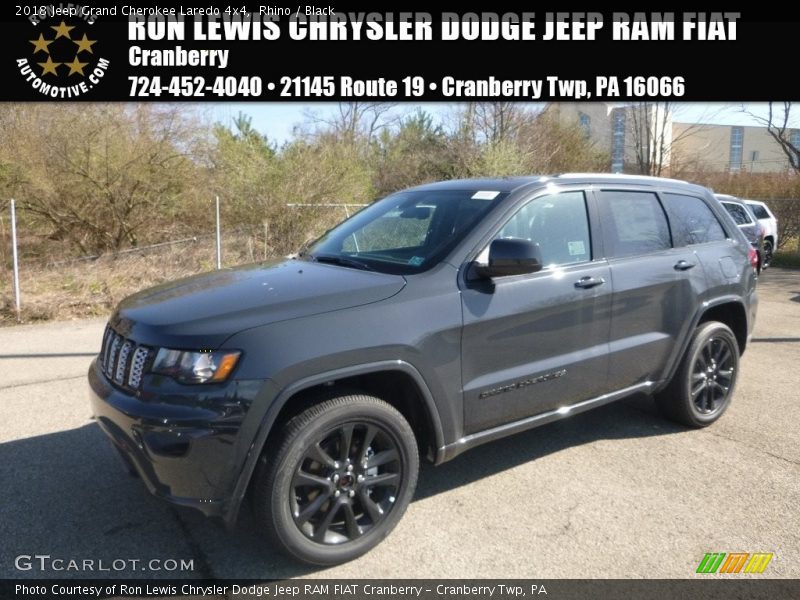 Rhino / Black 2018 Jeep Grand Cherokee Laredo 4x4