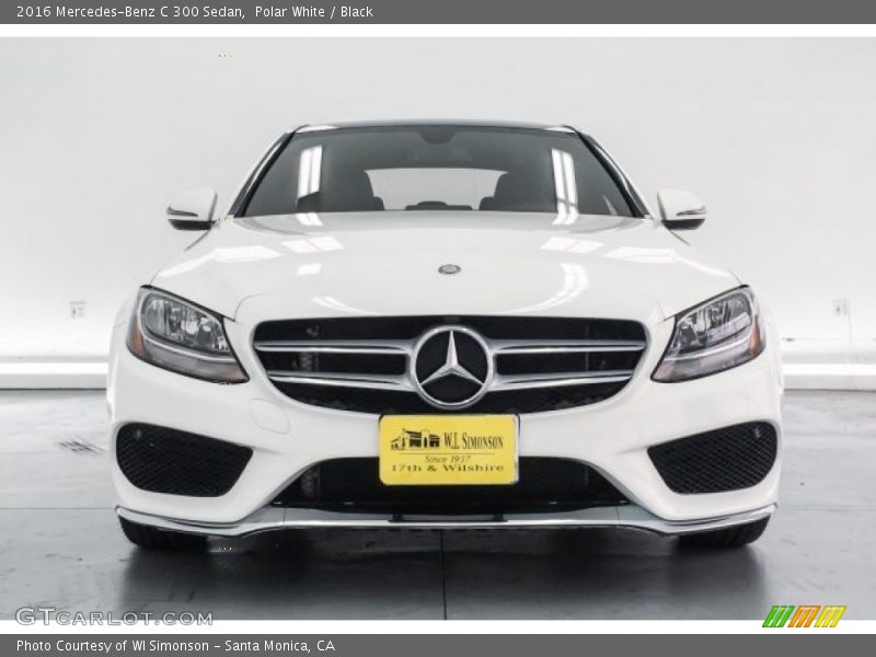Polar White / Black 2016 Mercedes-Benz C 300 Sedan