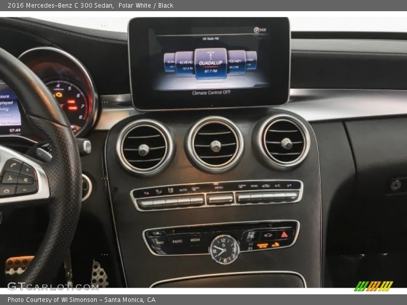 Polar White / Black 2016 Mercedes-Benz C 300 Sedan