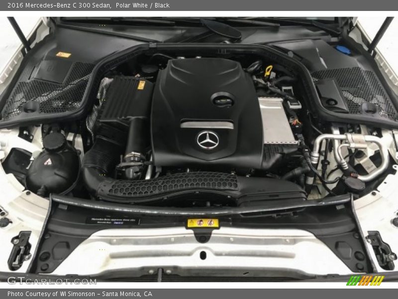 Polar White / Black 2016 Mercedes-Benz C 300 Sedan