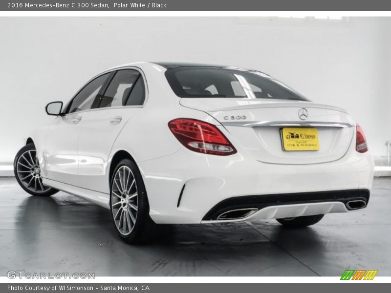 Polar White / Black 2016 Mercedes-Benz C 300 Sedan