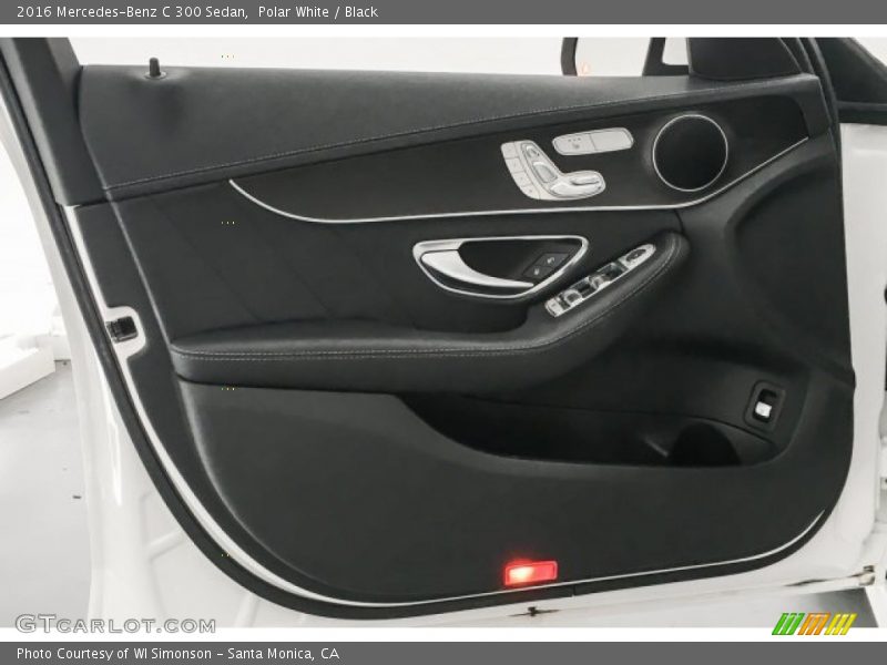 Polar White / Black 2016 Mercedes-Benz C 300 Sedan
