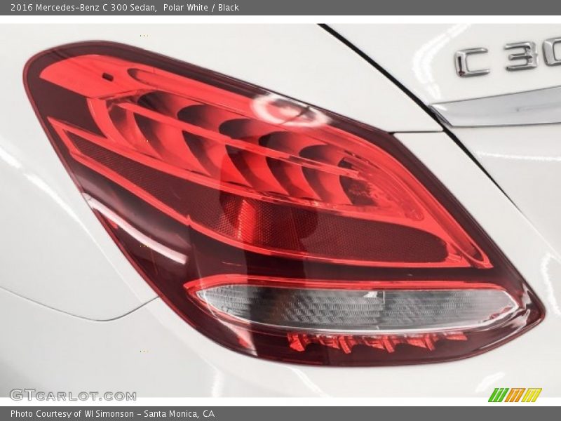 Polar White / Black 2016 Mercedes-Benz C 300 Sedan