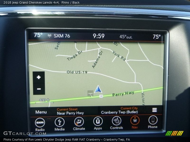 Rhino / Black 2018 Jeep Grand Cherokee Laredo 4x4
