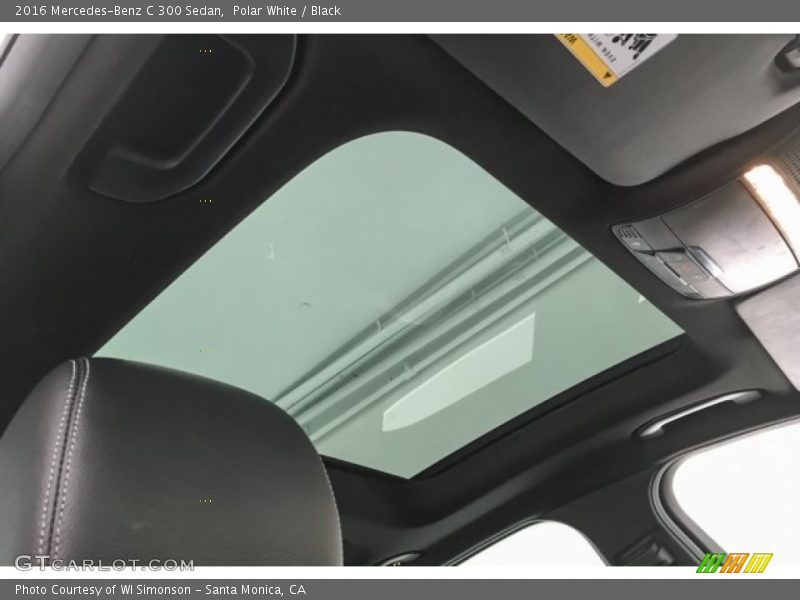 Polar White / Black 2016 Mercedes-Benz C 300 Sedan