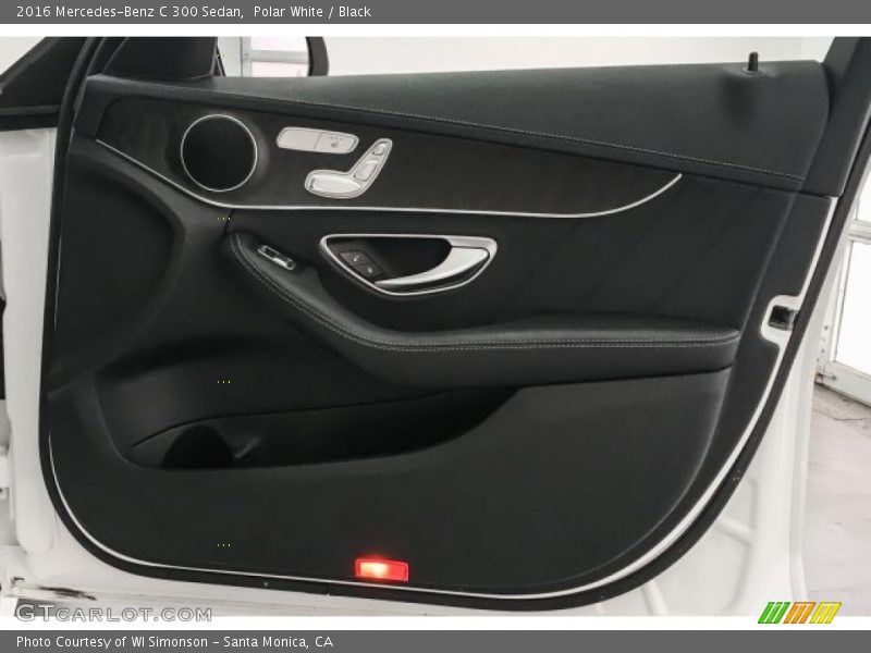 Polar White / Black 2016 Mercedes-Benz C 300 Sedan