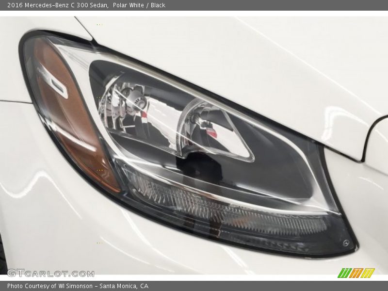 Polar White / Black 2016 Mercedes-Benz C 300 Sedan
