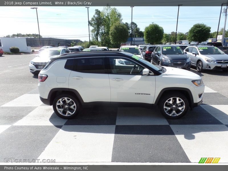 White / Black/Ski Gray 2018 Jeep Compass Limited