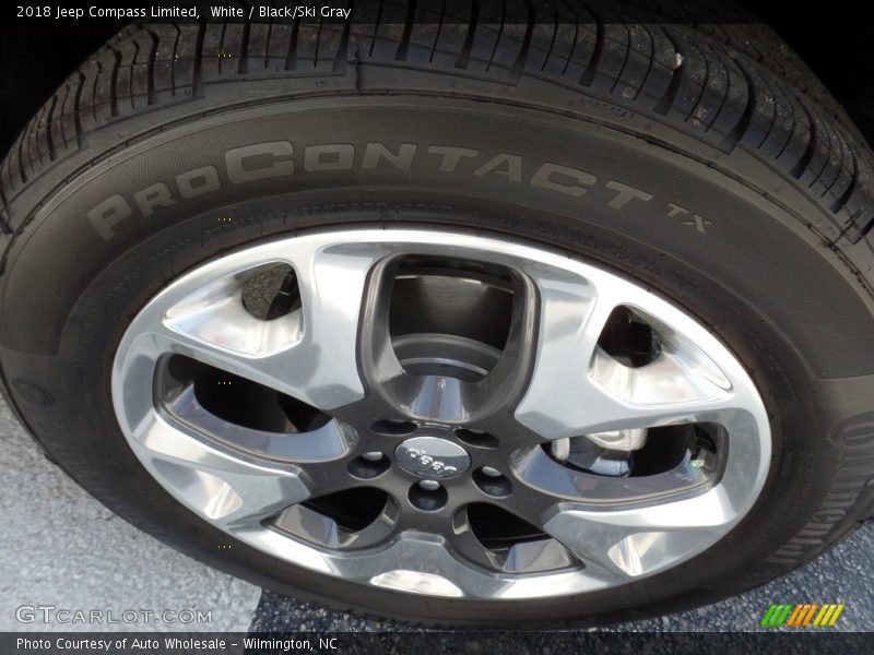 White / Black/Ski Gray 2018 Jeep Compass Limited