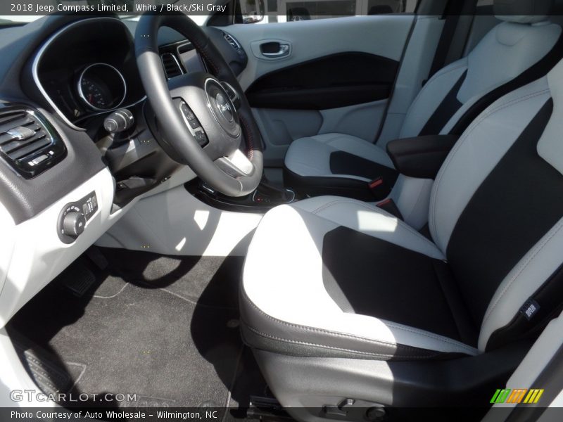 White / Black/Ski Gray 2018 Jeep Compass Limited