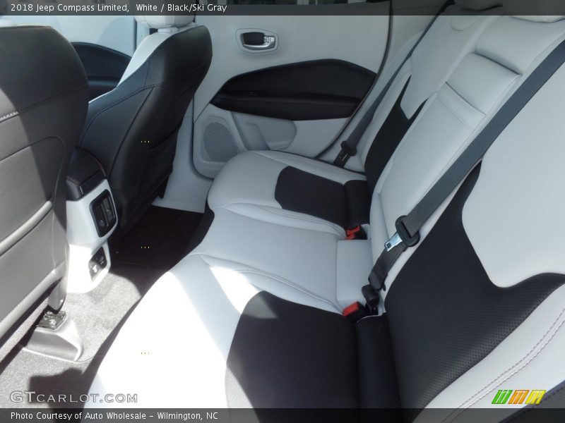 White / Black/Ski Gray 2018 Jeep Compass Limited